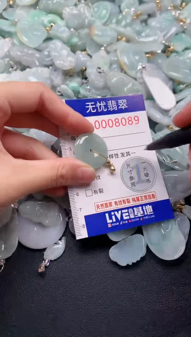 颈饰未镶嵌翡翠8089