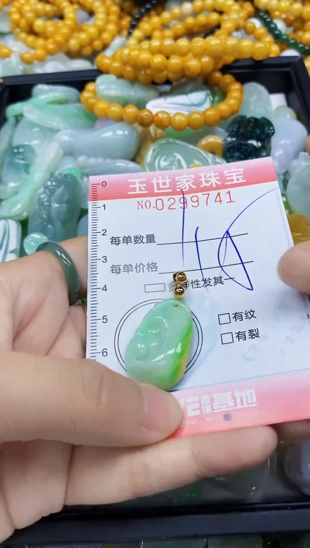 翡翠未镶嵌颈饰闪购0299741