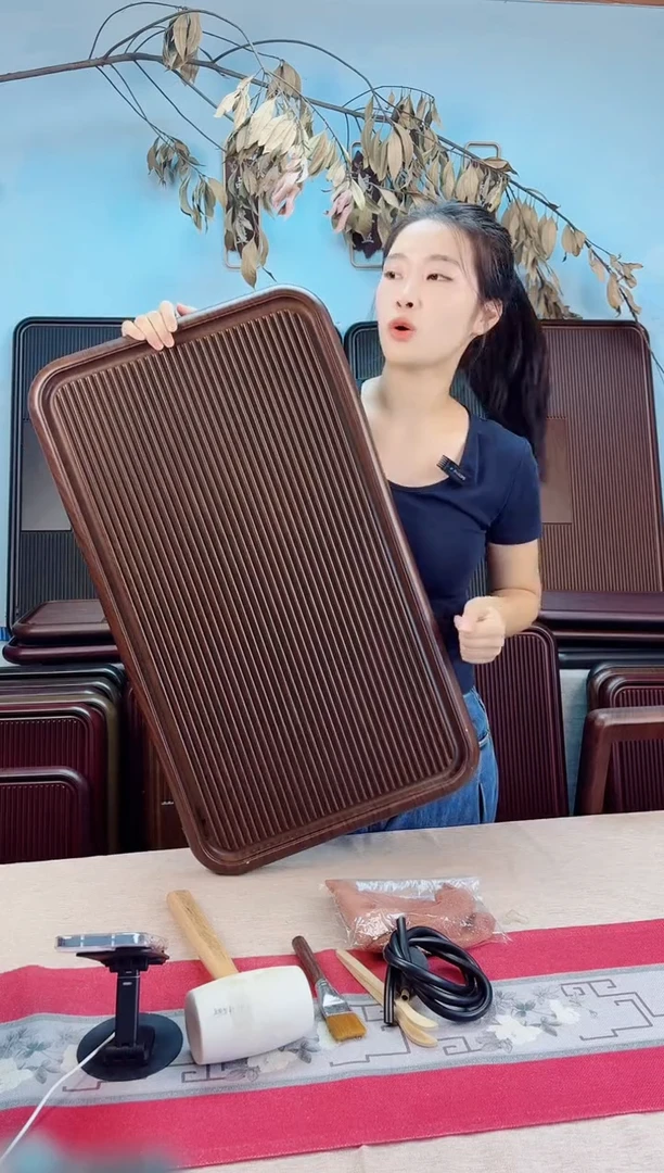 H****告大海黄色款式茶盘70*40*4