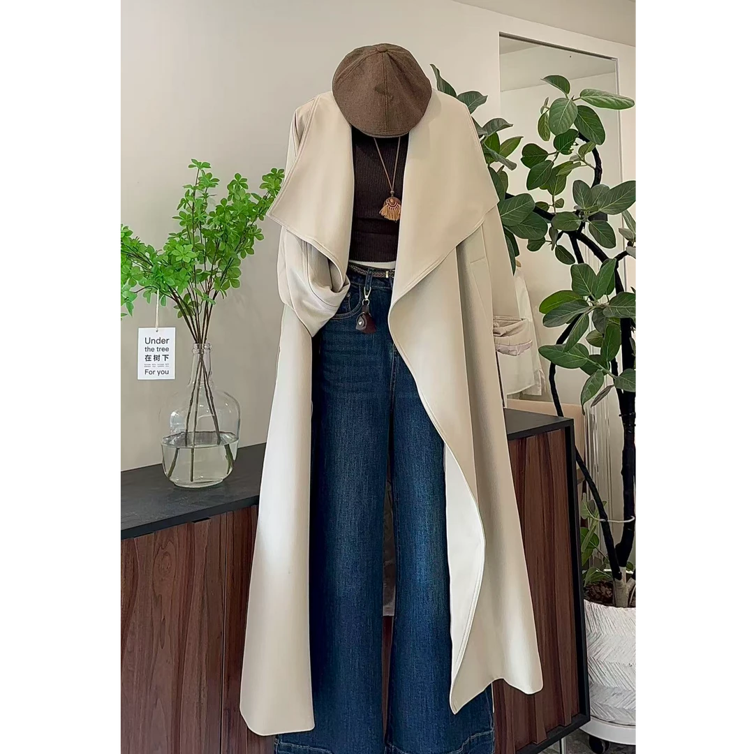【风度风衣】休闲复古风衣外套-8569