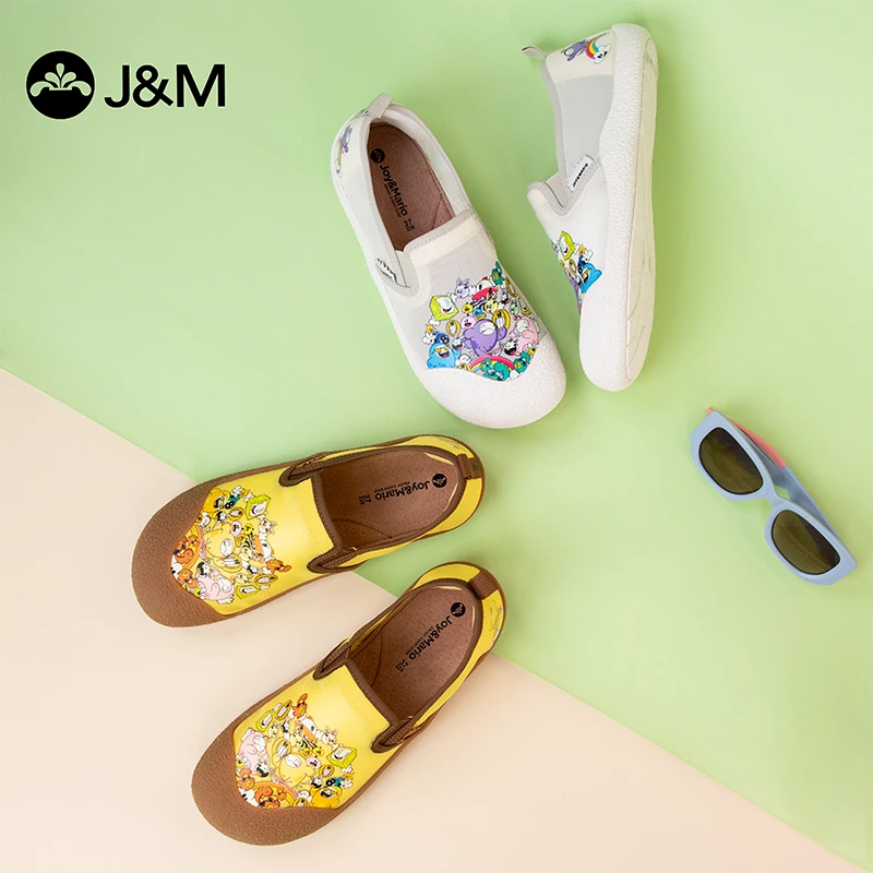 J&M/快乐玛丽【一秒入夏】新款软底涂鸦包头凉鞋女鞋赤足女鞋66209W