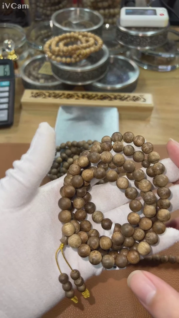【闪购商品】沉香手串柬埔寨菩萨棋9mm念珠04026031