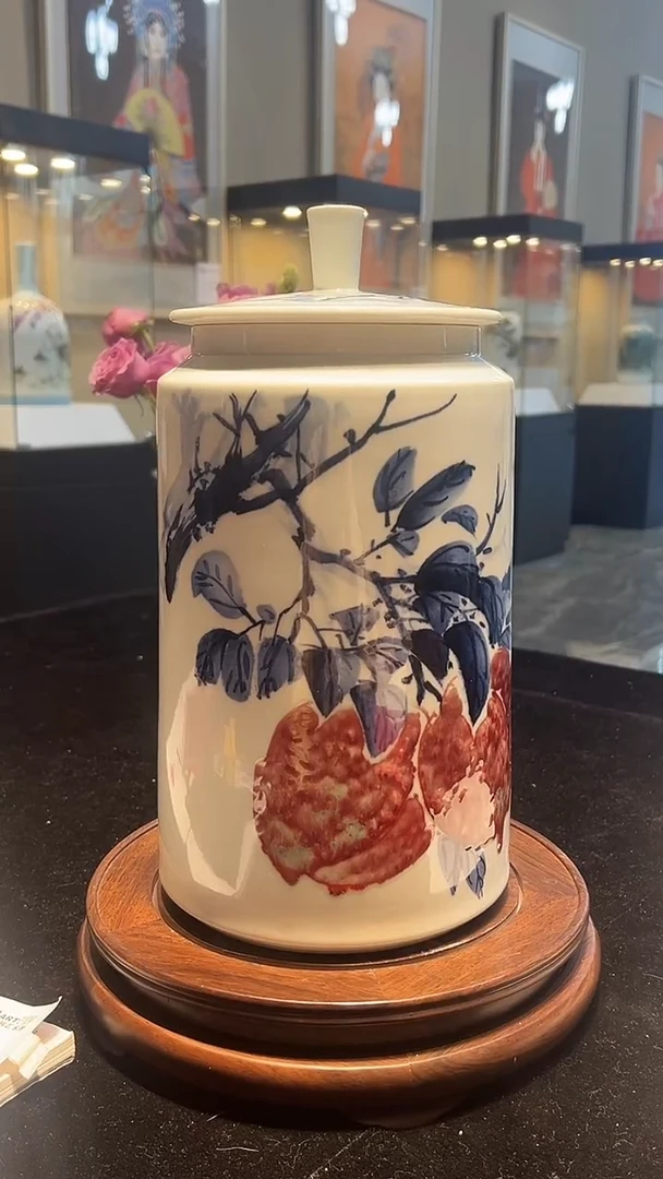 其他瓷崔景哲-瓷器-B小-福寿康宁