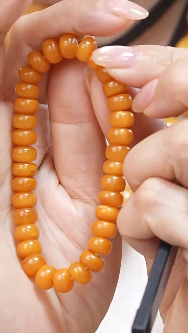 蜜蜡颈饰未镶嵌4175天然蜜蜡珠宝奇石云端妖孽石膏蜡全部保真