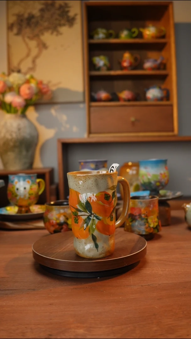 瓷片663景德镇手工手绘釉下彩高温瓷