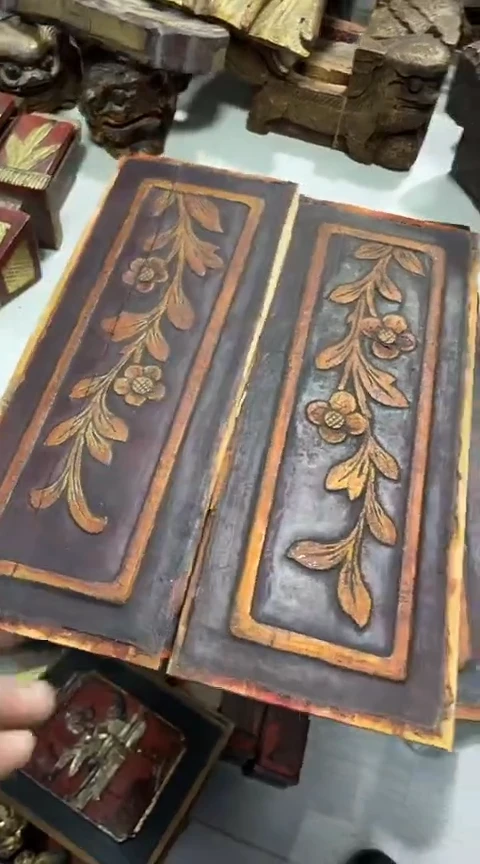 【闪购商品】香榧木微瑕孤品木雕四个15