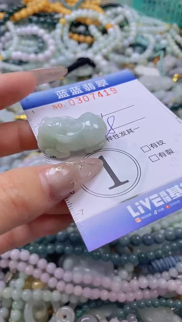 翡翠未镶嵌颈饰闪购0307419