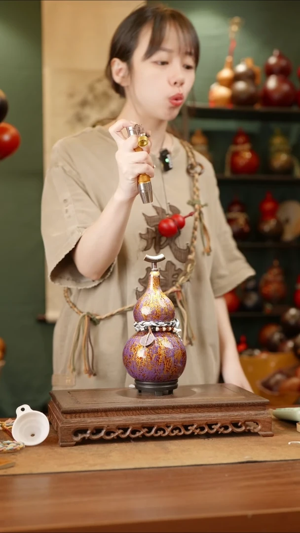 151号精品天然大漆酒葫芦一物一拍~