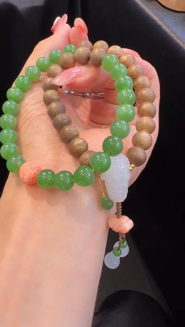 未镶嵌手链和田玉手串