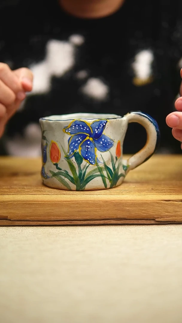 @@陶园瓷舍@@纯手工手绘@高温釉下彩