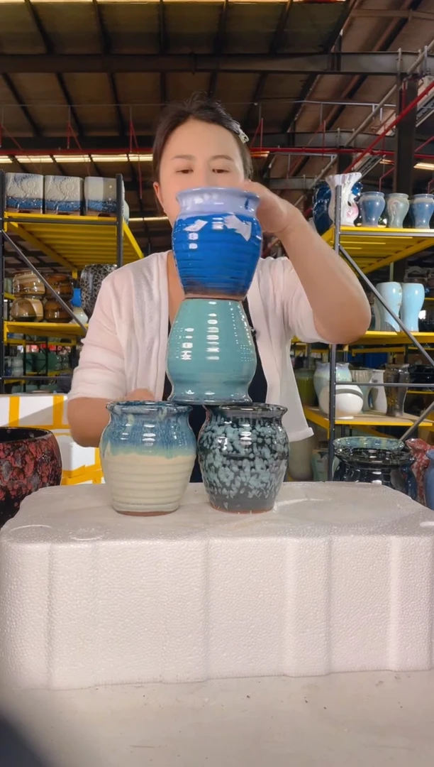 宜兴紫砂粗陶花盆10/12