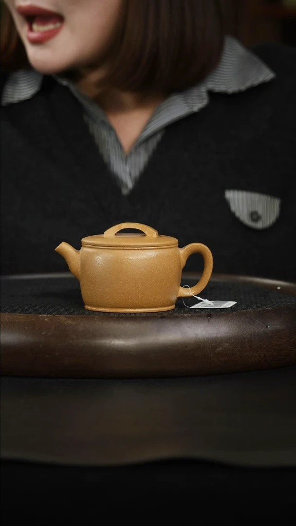 茶壶紫砂黄金段 潘壶
