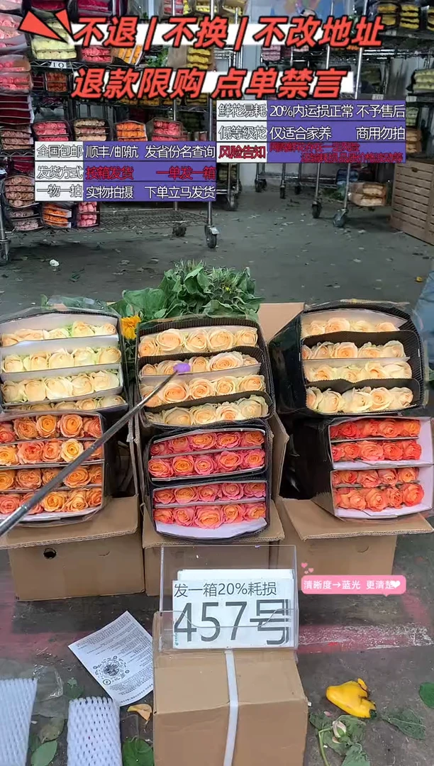457号♥含20%耗损发一箱