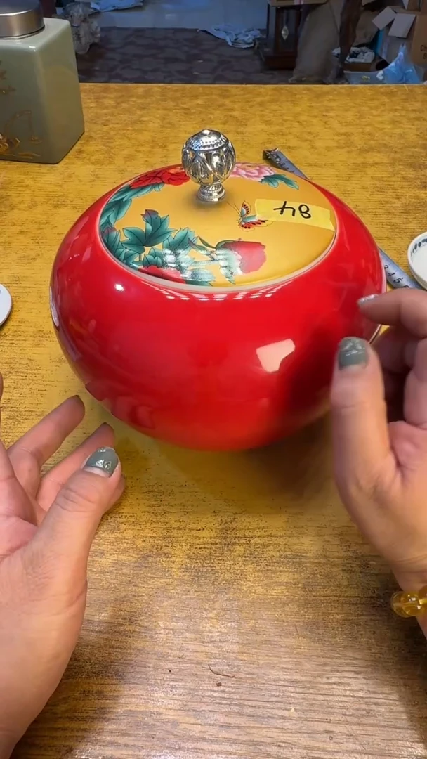 瓷器瓷器瑕疵脏旧84花白毫碗