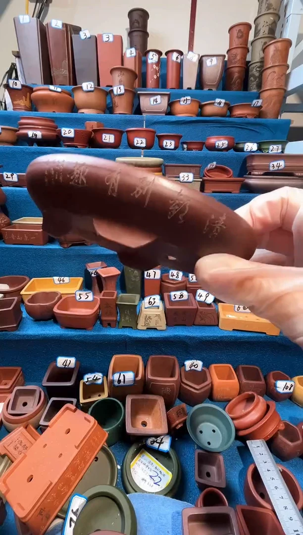 【闪购商品】紫砂紫砂花盆12*9*1.5