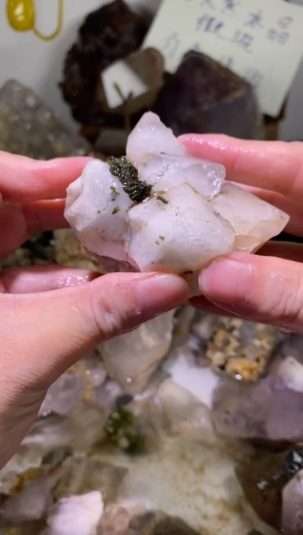 未镶嵌珠宝半成品水晶88号227g四川超七花园水晶