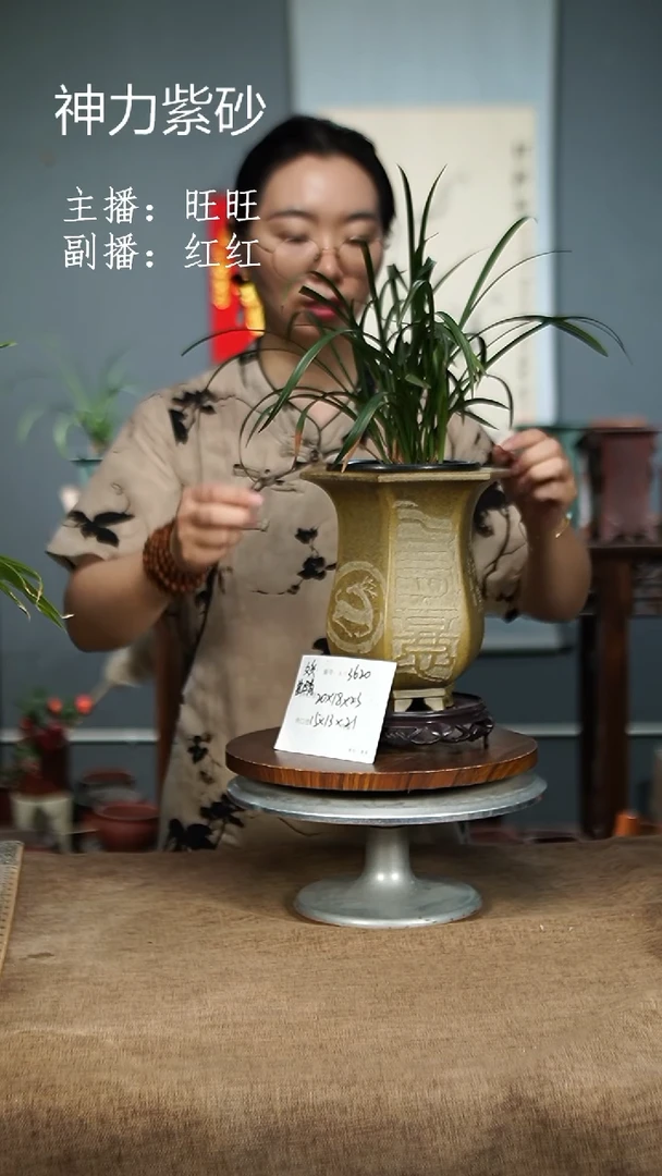 紫砂花盆3620+S紫砂花盆紫砂