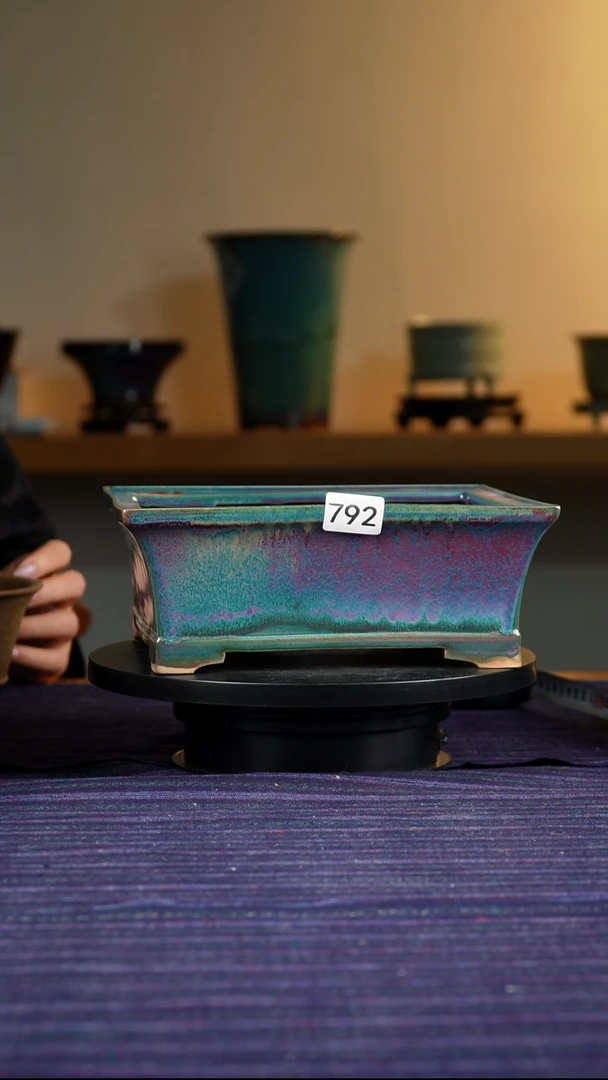 792长方形窑变花盆8.8/7/22.5/19/18.5/15.5