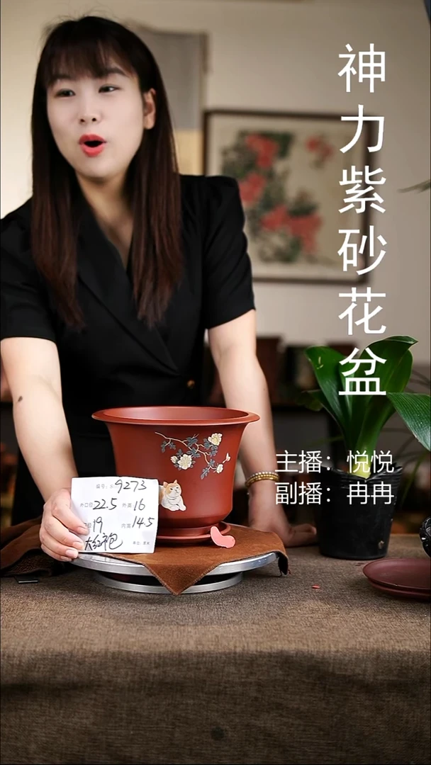紫砂花盆紫砂花盆9273+z