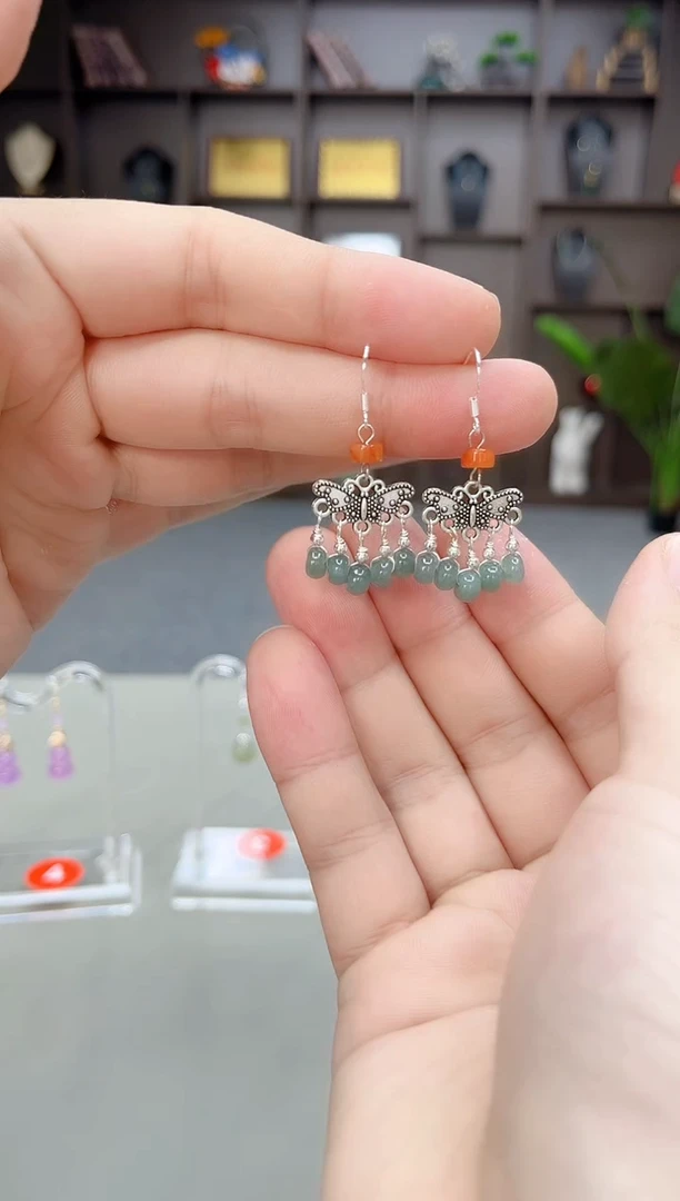 未镶嵌翡翠耳饰707000