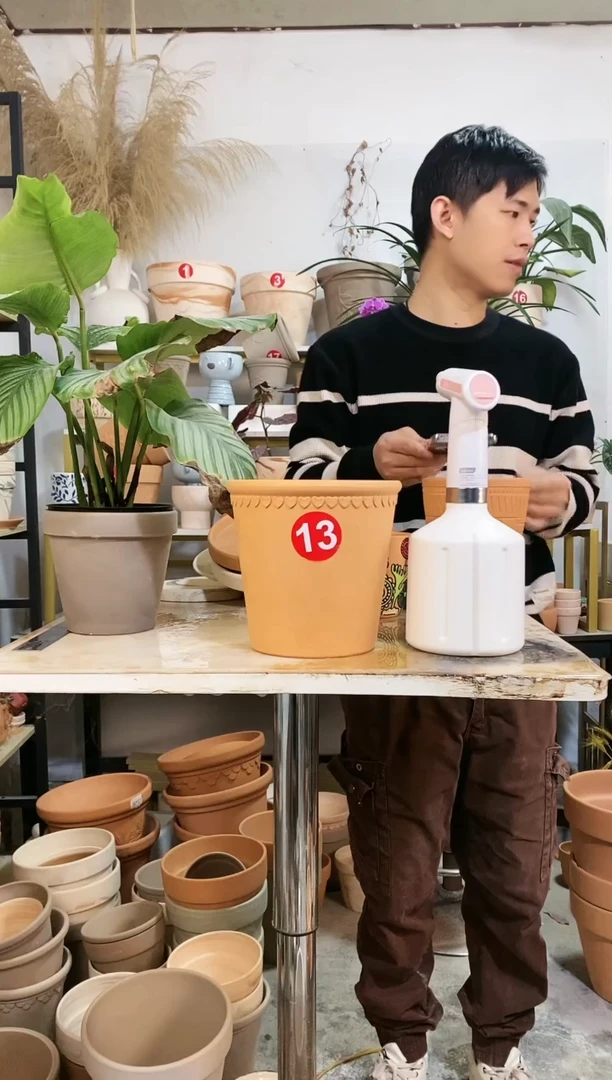 【闪购商品】红陶有裂无售后18*18红陶小心心 1盆无托