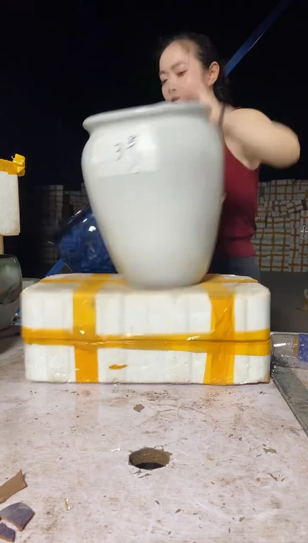 宜兴紫砂粗陶花盆25/33