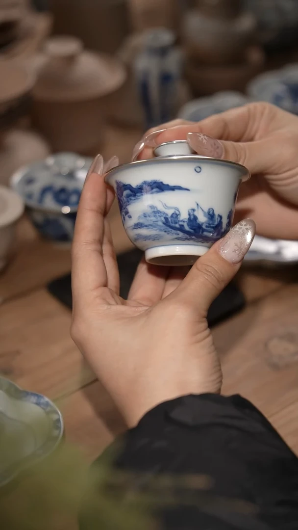 摆件陶景德镇陶瓷摆件