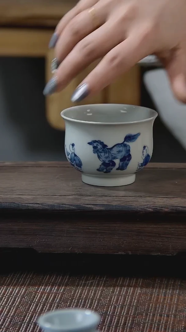 【闪购商品】折葵手工手绘炉式杯