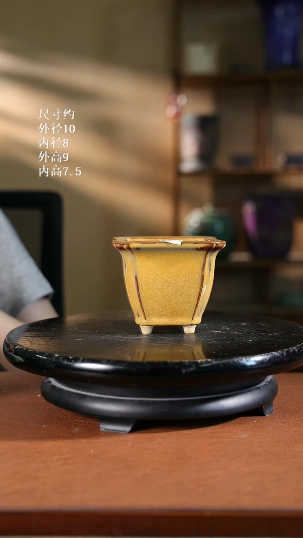4寸聂角小方盆165