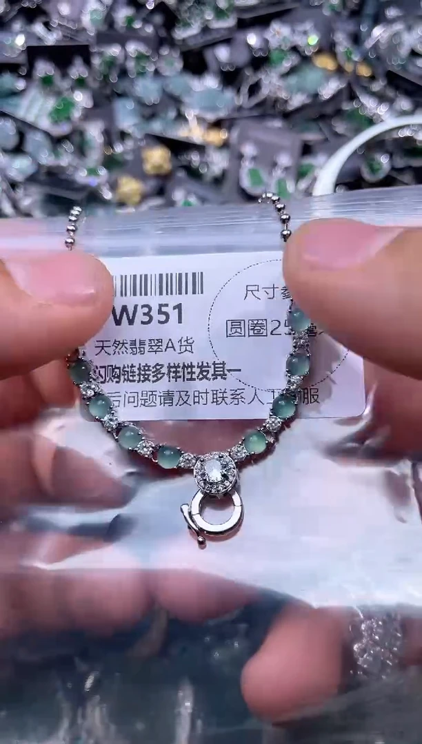 【闪购商品】翡翠颈饰未镶嵌W351项链