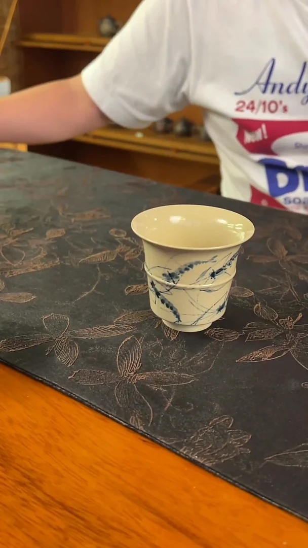 【陶点茶Yun】建水青花 古生老师 虾