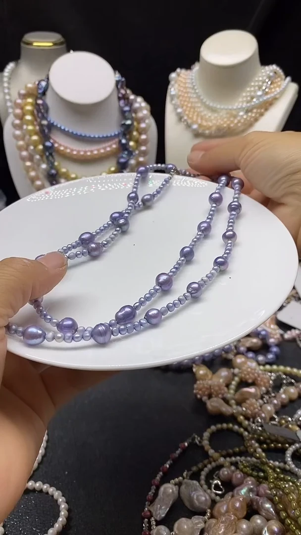 颈饰未镶嵌淡水珍珠楚艺