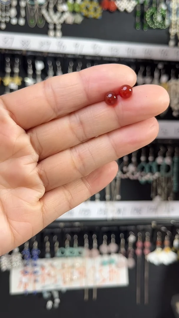 未镶嵌翡翠耳饰苹****子苹果味的橘子