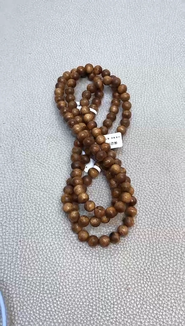 沉香手串海南老棋楠圆珠1.0双圈多样性发其一