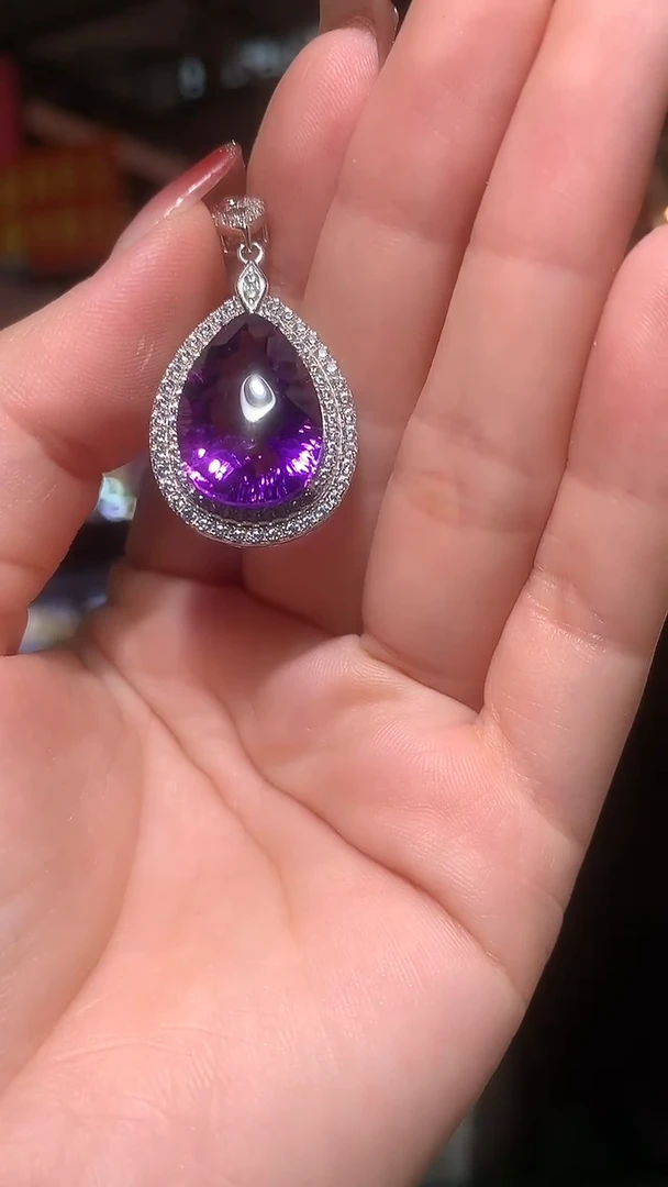 颈饰银S925镶嵌水晶【宝石世家严选】