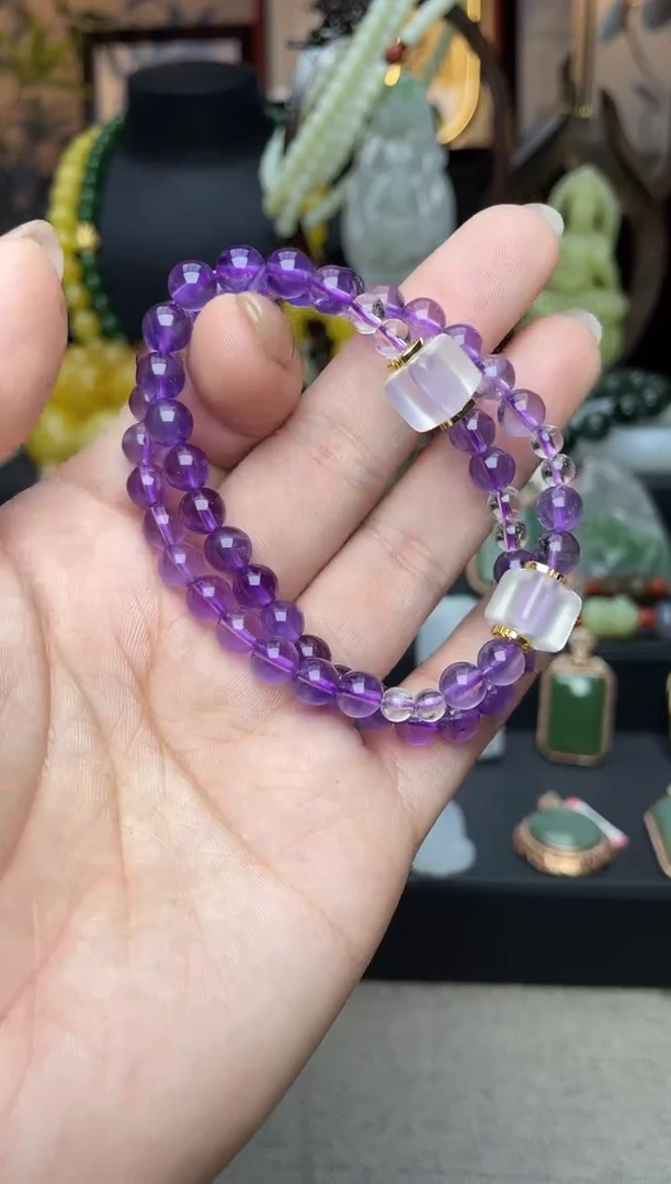 【闪购商品】水晶手链未镶嵌手串多样性发其一f128