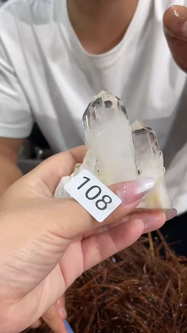 未镶嵌珠宝半成品水晶晶簇-108