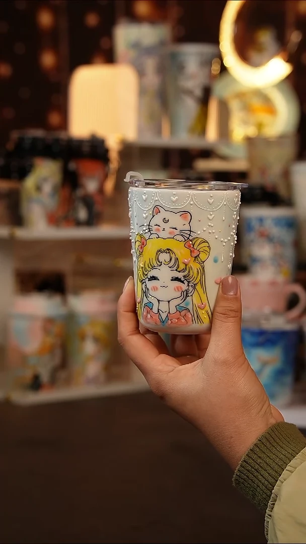 (玉泥）景德镇手工手绘文创陶瓷杯