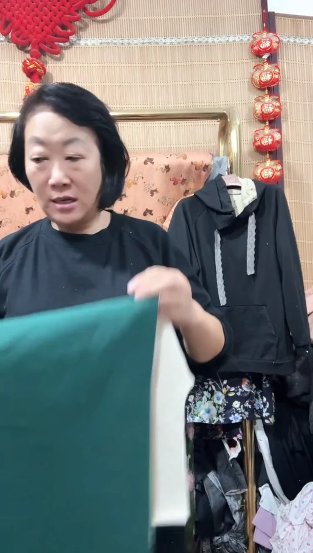 3车保暖裤裁片顺片绿色款6片一单