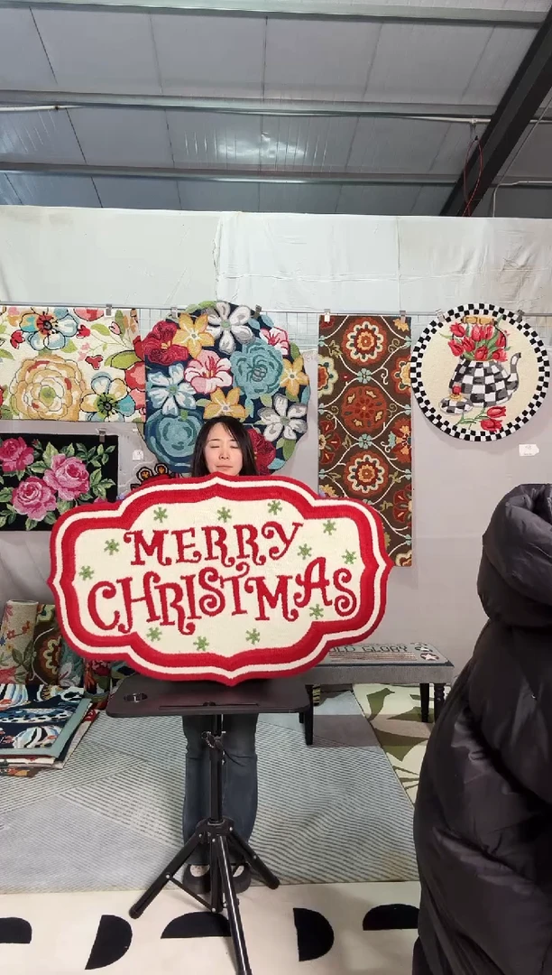 混纺塞*娜70*114圣诞地毯