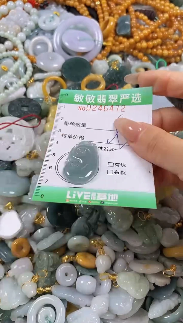 翡翠未镶嵌颈饰闪购0246472