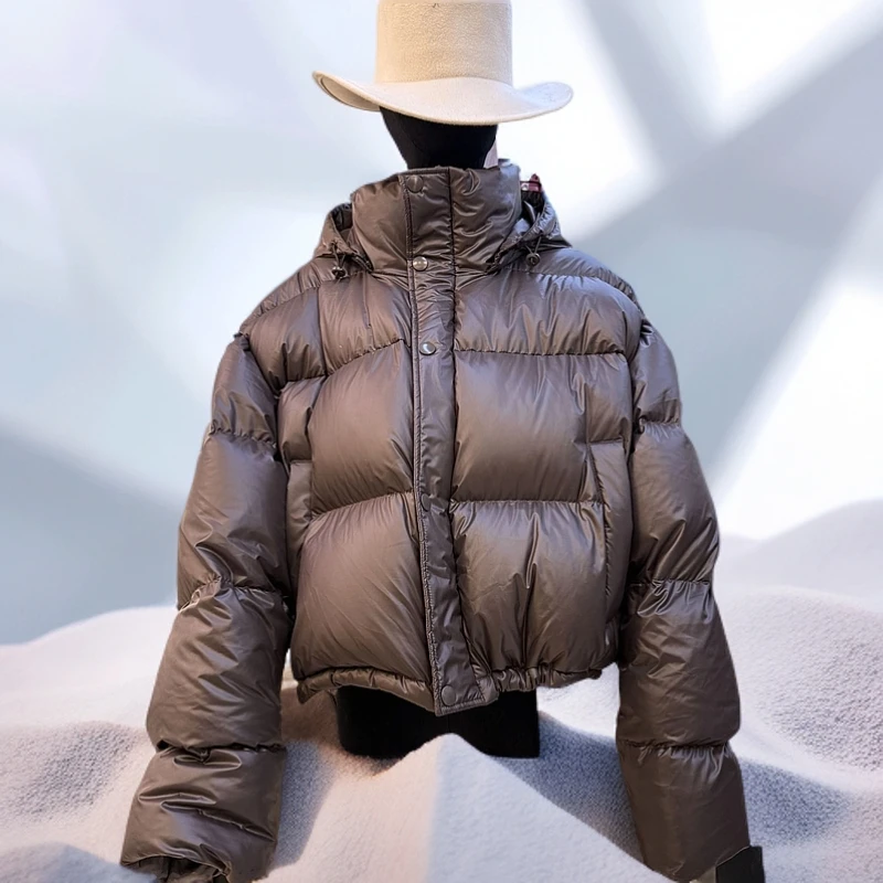 【新品牌官方店】Youth Select 时尚白鸭绒短款