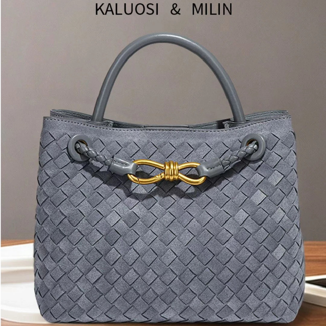 高档小号编织蝴蝶结手提包时尚单肩包手拎包A057