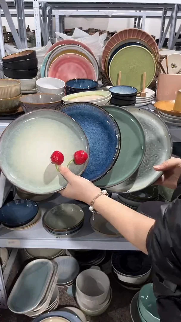 【闪购商品】瓷片外贸尾货瑕疵满20包邮X4小盘213XH