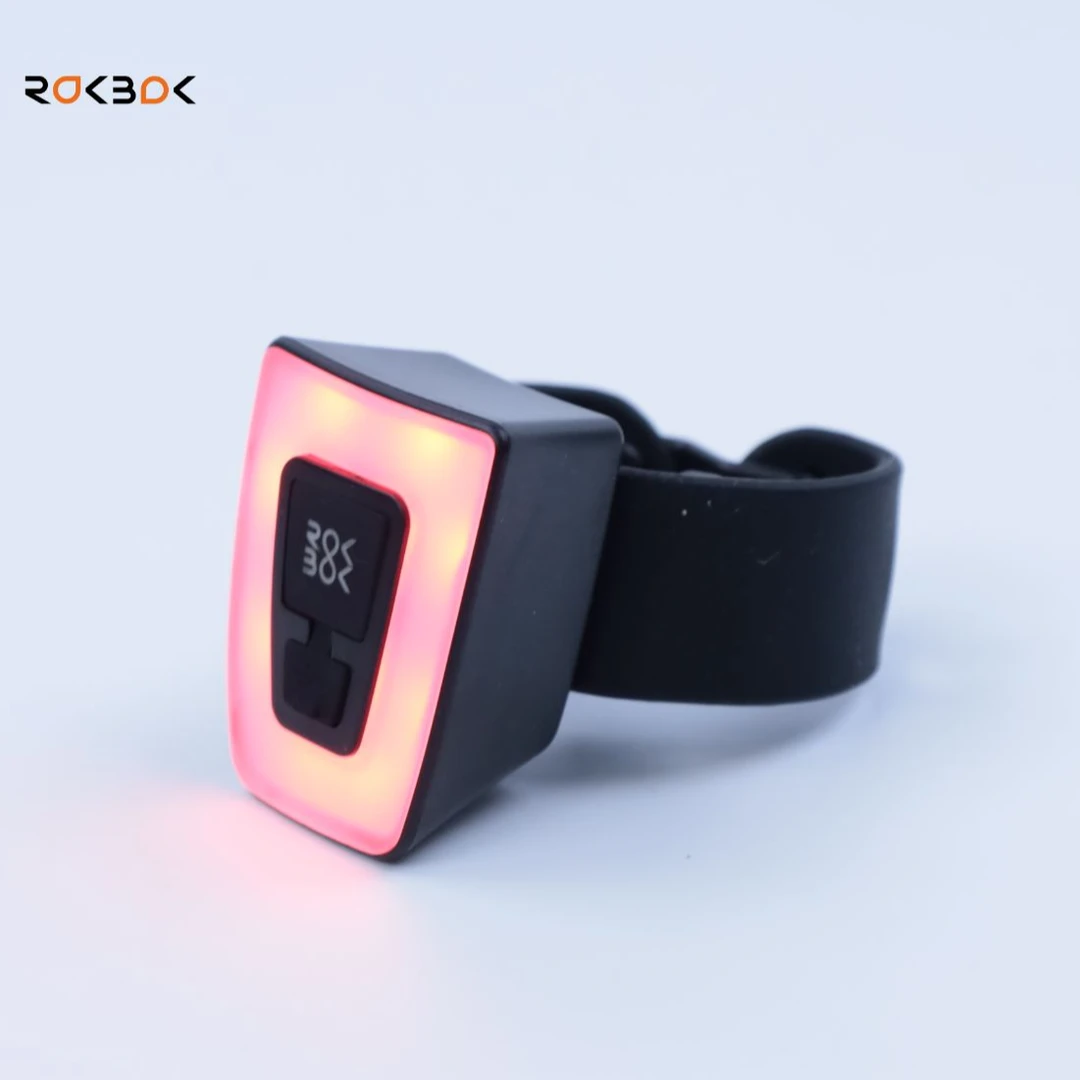 荷兰ROKBOK骑行尾灯 长续航高颜值尾灯橡胶材质绑带可直挂式安装