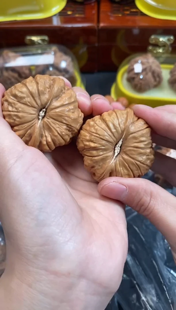 把件文玩核桃南瓜墩42尺Z592