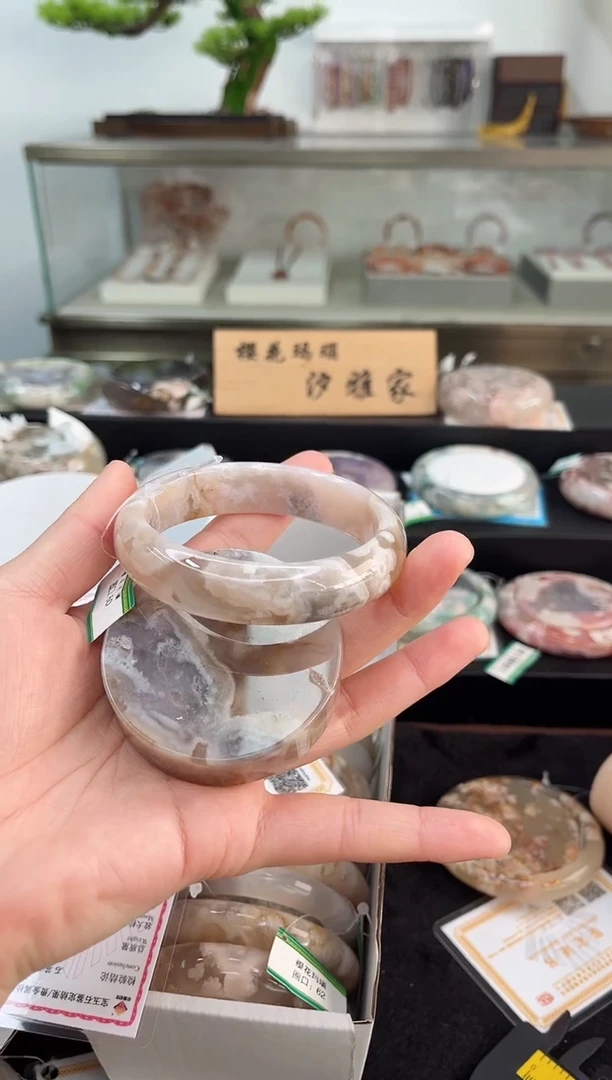 未镶嵌手镯石英质玉60圈口（赠品镯心）1009090