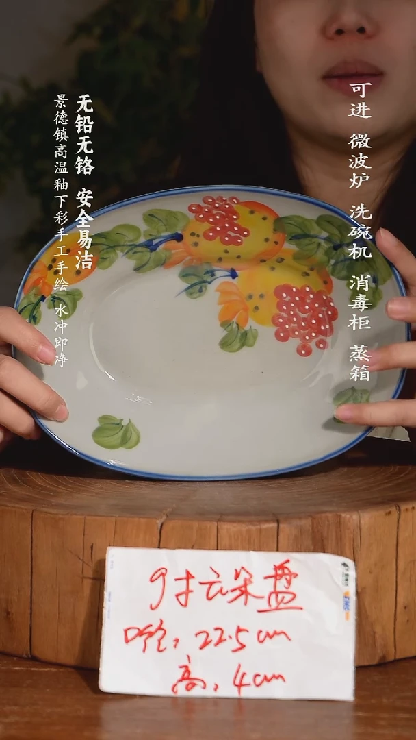 碗陶瓷景德镇高温瓷釉下彩手绘陶瓷