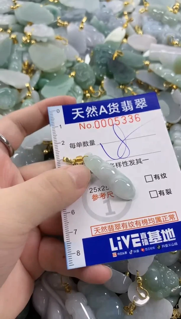 颈饰未镶嵌翡翠天然A货翡翠