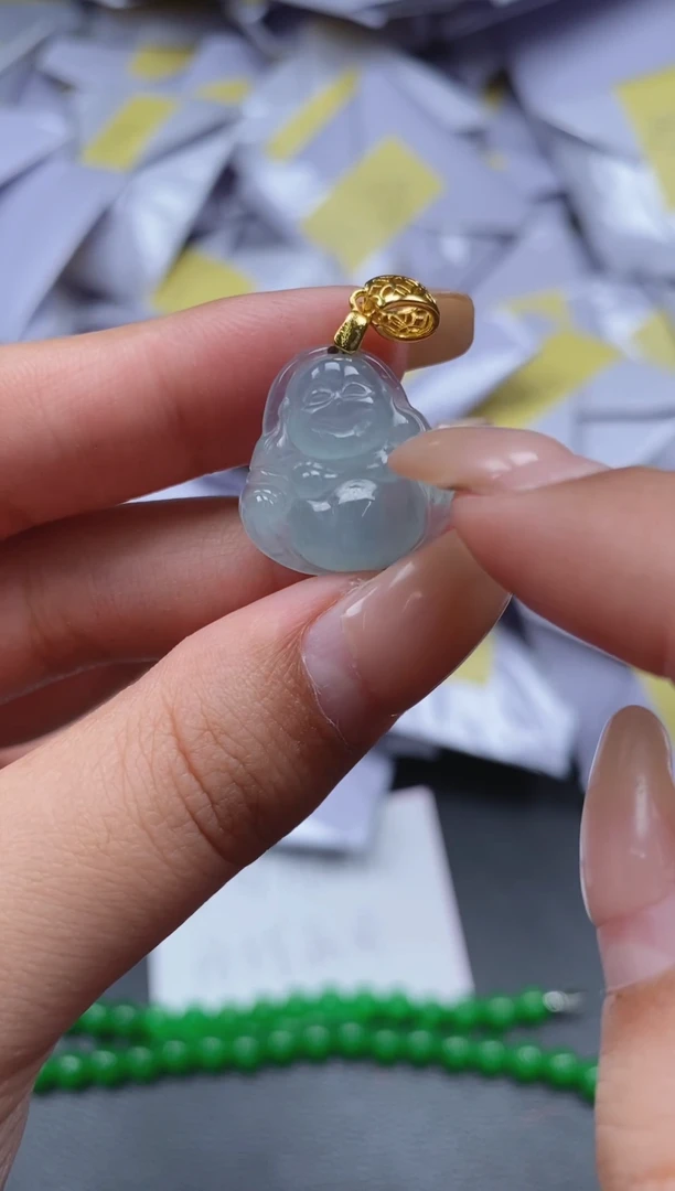 翡翠未镶嵌颈饰所见即所得（一物一拍）156